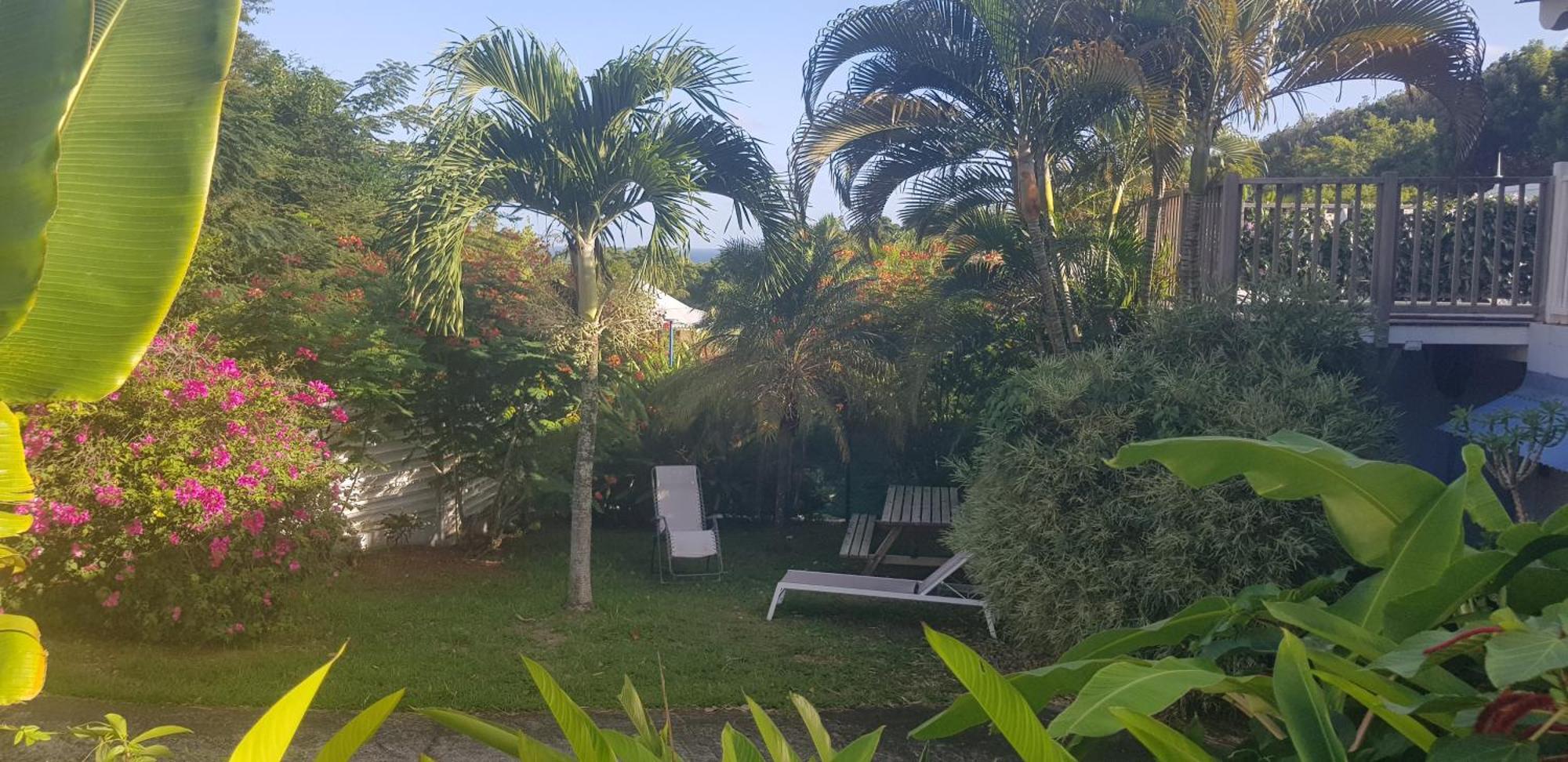 Studio Moderne Climatise Avec Jardin, Plage A Pied Le Diamant Luaran gambar